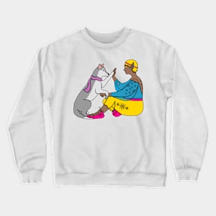 Pansexual LGBTQ+ Pride Elf Crewneck Sweatshirt